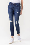 Lovervet Full Size Chelsea Midrise Crop Skinny Jeans