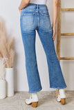 RISEN Full Size High Rise Ankle Flare Jeans