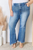 RISEN Full Size High Rise Ankle Flare Jeans